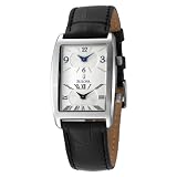 Bulova Men's 96A26 Dual Dial Leather Strap Watch