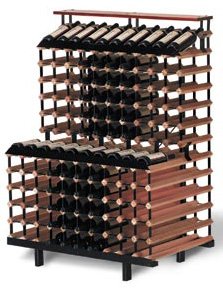 Bordex One Meter Tiered 160 Bottles Display Wine Rack