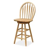 Winsome Windsor Swivel 24" Stool, Beech