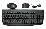 Russian and English Logitech Wireless Keyboard and Mouse Set