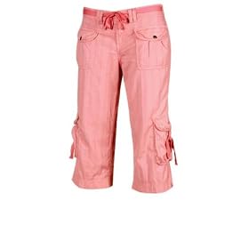 Click here to buy LUCKY Brand Melonie Cargo Crop Pants Capris 4 27 Womens BRUTE BLUSH by Lucky Brand.