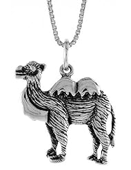 Sterling Silver Camel Pendant, 3/4 inch Tall