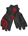 Winter Warm-Up - Boys Ski Glove, Grey, Red, Thinsulate Insulation, Waterproof Liner, Adjustable Velcro Wrist Strap, Knit Ribbed Cuff To Protect Moister From Getting In, Rubber Tech Palm Patch , Hook And Loop Strap, Size Small = 8/10 Medium = 10/12 Large = 12/18 100% Polyester, Made In China, #28006 28-006