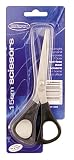 Household Scissors - 15cm - Stainless Steel - Blister Carded