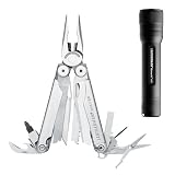 Leatherman 831265 Wave Multitool and  Monarch 400 Flashlight Combo