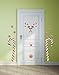 RoomMates RMK2481GM Candy Cane Peel and Stick Giant Wall Decals, 1-Pack
