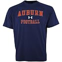 Under Armour Auburn Tigers Navy Blue UA Tech T-shirt
