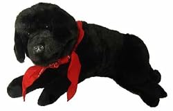 26" Exclusive Extra Soft and Cuddly Plush Black Lab Stuffed Lap Animal