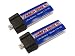 3.7V Volt 150MAH LIPO Blade MCX Parkzone Vapor Sukhoi Micro Cessna Micro Rc Airplane Batteries 2 Pack