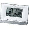 CITIZEN パルデジットR064 プログラムアラーム機能付電波置時計 8RZ064-003 温度・湿度表示