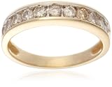 9ct Yellow Gold AMR297196 Ladies 0.50ct Diamond Band Ring