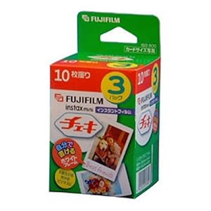 FUJIFILM Instax Mini Cheki Film 3pack(10picture X3)