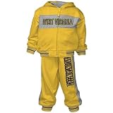 West Virginia Mountaineers Full Zip Toddler Hoody and Pant Set