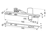 開き戸 建具用 ｱｰｺｽ D01-118-701 スガツネ工業 03028482-001