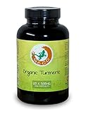 Organic Turmeric (120 x 500mg Veg Capsules)