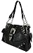 Rhinestone Buckle Western Style Faux Leather Handbag in Choice of Colors