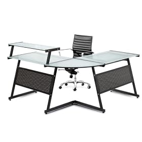 Corner Computer Desk - Acero Corner Desk - Zuo Modern - 277011