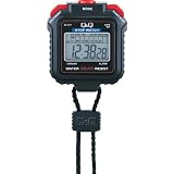 Q&Q ストップウォッチ スプリット計測機能付き ブラック HS43-001