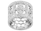 DIAMOND ACCENT PLATINUM OVER STERLING SILVER