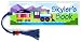 Olive Kids Trains Planes and Trucks Train Personalized Bookmark