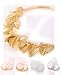 Olive leaves Crown Fashion Hoop Earrings in Fancy Gift Box with Free Shipping