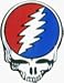 The Grateful Dead - Steal Your Face (Skull with Lightning Bolt) (SYF) Rubber Lapel Pin
