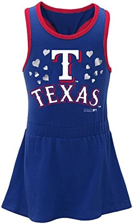MLB Texas Rangers Toddler Girls Criss Cross Tank-2T