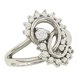Round prong Fashion Twist Diamond Ring .50cttw Gh/Si2