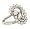 Round prong Fashion Twist Diamond Ring .50cttw Gh/Si2