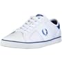Fred Perry Men's Coxson Waxed Lace-Up,White/Cobalt,12 UK (13 M US)