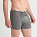 Men's Ribbed Drawstring Boxer Brief with Fly