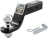 Curt Manufacturing D-554 4 In Drop Loaded Ball Mount W/ 2 In Ball