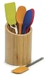 RSVP Bamboo Kitchen Utensil Tool Holder NEW