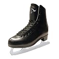 Boys' American Tricot Lined Figure Skate - Black