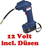 Akku Ballpumpe Druckluft Kompressor incl. Düsen und Ballnadel