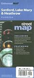 Sanford, Lake Mary & Heathrow Florida Street Map (Universal Maps)