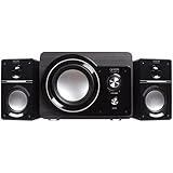 Arion Legacy AR306-BK 2.1 Speaker System with Subwoofer for MP3, PC, Game Console, & HDTV - Black, 50 Watts