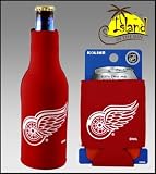 SET OF 2 DETROIT RED WINGS CAN & BOTTLE KOOZIE COOLER