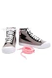 Punkrose Grey And Pink Wool High-Top Sneakers