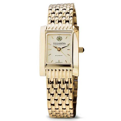 Villanova University Womens Swiss Watch - Gold Quad Watch with Bracelet Villanova University Womens Swiss Watch - Gold Quad Watch with Bracelet