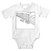 Onesie with travel, black and white, dyke, dam, dike, Europe, boats, Denmark, transport, levee, waterway