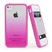 Coque rigide de protection Muvit Sunglasses dégradé Rose _ iPhone 5