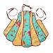 Everyone Loves Dakat's Retro Oilcloth Lucy Apron in Aqua Rosegal Patterns!