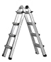 Cosco 20-417T1AS Worlds Greatest Multi-Position Type 1A Ladder, 17-Foot, Aluminum