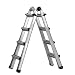 Cosco 20-417T1AS Worlds Greatest Multi-Position Type 1A Ladder, 17-Foot, Aluminum