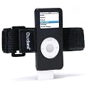 Tuneband, Grantwood Technology's Armband, Silicone Skin and Screen Protector for iPod Nano, 1st/2nd Generation, DOES NOT FIT LATEST IPOD NANO, Compatible with Nike+iPod, Black