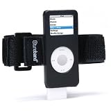 Tuneband for iPod Nano 1st/2nd Generation, Grantwood Technology's Armband, Silicone Skin and Screen Protector, DOES NOT FIT LATEST IPOD NANO, Compatible with Nike+iPod, Black
