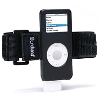 Tuneband for iPod Nano 1st/2nd Generation, Grantwood Technology's Armband, Silicone Skin and Screen Protector, DOES NOT FIT LATEST IPOD NANO, Compatible with Nike+iPod, Black