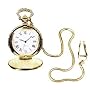 Pocket Watch With Chain Gold Prop