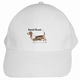 Basset Hound White Cap Hat